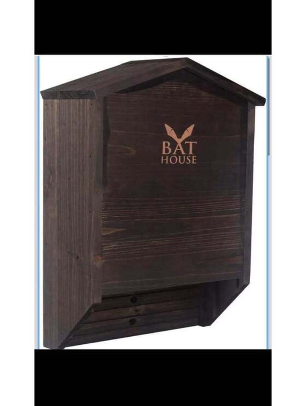 The Ultimate Wooden Bat House, Large Double Chamber Outdoor Box - New in Box
